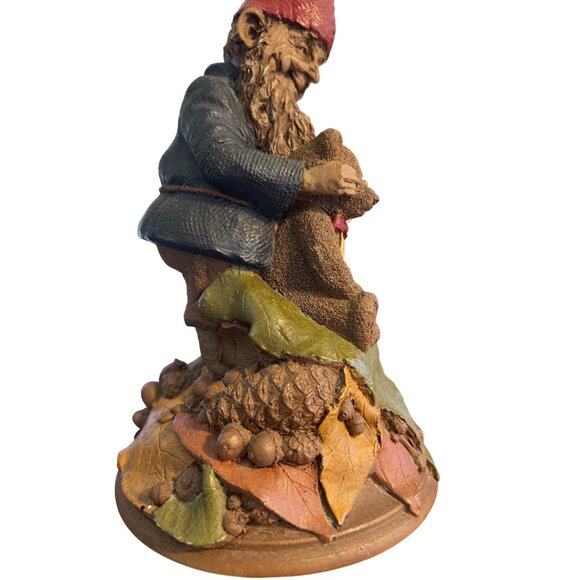 Vintage Tom Clark Guess Who? Gnome Teddy Bear 1988 Numbered 89 Estate Signed 8" - Picture 6 of 6